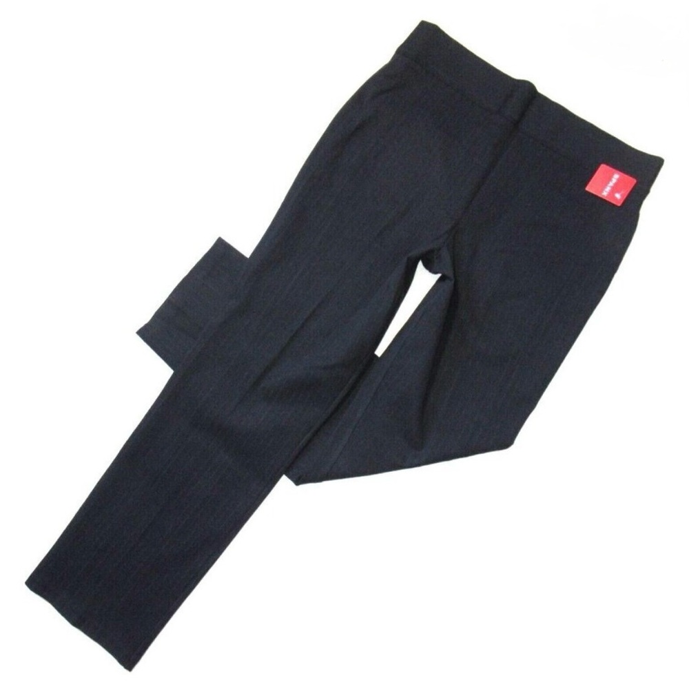 SPANX SPANX The Perfect Pant in Navy Pinstripe Slim Straight Ponte Knit